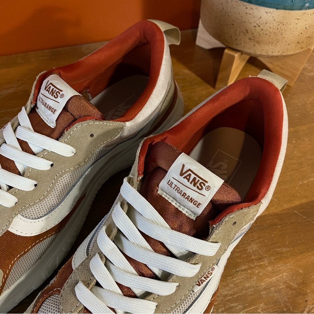 Vans MTE Ultrarange Neo Vr3 Oatmeal Suede Orange - Size 12 - Picture 4 of 12